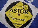 BOBBY COOKSON-THAT'S ALL RIGHT/FLUTTER FLUTTER- 45 RPM 7