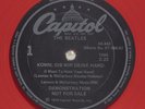 BEATLES Komm Gim Bir Deine Hand/Sie Liebt Dich CAPITOL LP red vinyl