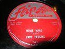 carl perkins 1st recording movie magg 78 on FLIP records