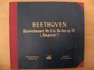 HIS MASTER`S VOICE BEETHOVEN KLAVIERKONZERT NR 5 ARTUR SCHNABEL 5x78RPM