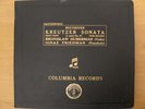 COLUMBIA BEETHOVEN KREUTZER SONATA BRONISLAW HUBERMAN / IGNAZ FRIEDMAN 4x78RPM