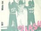 THE CLASH-WHITE RIOT-EXTRA RARE YUGOSLAV PS 45rpm 1977-KBD PUNK-DIFF. BACK COVER