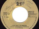 HOT ICE I've Got To Know CHICAGO BOOGIE FUNK SOUL 45 VG++