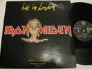 IRON MAIDEN Live in London 2 LP MARQUEE CLUB 19/12/85 1985 RARE Old Works LOOK