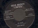 ROCKABILLY 45 Gene Brown BIG DOOR on GENE BROWN 28 clean