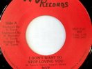 rare Modern Soul 45 MVP i don't want to stop loving you