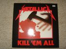 METALLICA - Kill 'Em All LP - RARE Original 1983 UK 1st Press Music for Nations