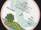 KING CRIMSON LIZARD PINK RIM ISLAND LABELS Laminated Gatefold Sleeve