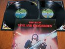 THIN LIZZY, LIVE AND DANGEROUS  1978 DOUBLE VINYL LP  1ST PRESS EX+ COND