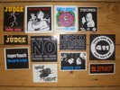 12 original 80s HARDCORE Sticker Gorilla Biscuits Minor Threat 7 Seconds Judge
