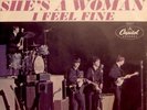 THE BEATLES I Feel Fine / She's A Woman 45 PS Capitol 5327