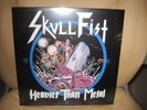 Skull Fist - Heavier than Metal, Blue Vinyl, 100 Stück, MEGARAR
