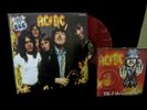 AC/DC ROUTE 666 VOL. I & II RED + UNCOVERED SINGLE + 1981 TICKET UNUSED