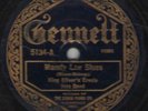 78 RPM King Oliver Gennett 5134 in V+ (Louis Armstrong, Johnny Dodds)