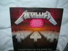 Metallica Master of Puppets LP Rare white label promo with original sticker