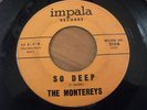 THE MONTEREYS WITHOUT A GIRL 45 SO DEEP IMPALA RECORDS 213