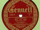 Gennett 3282 Vagabonds WILL YA HA 1926 E--