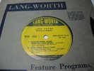 LEON PAYNE / DJ Copy Lang-Worth 33 rpm WES 85 