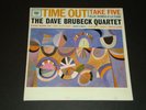 THE DAVE BRUBECK QUARTET Time Out/Take Five COLUMBIA 6 Eye MONO CL1397 Orig 1959