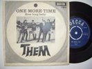 THEM 7'' PS One more Time Denmark 45 DECCA F12175 rare