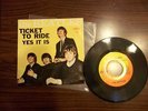 THE BEATLES - TICKET TO RIDE / YES IT IS  with  PS