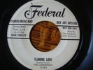 The Gardenias My Baby's Tops Flaming Love rare Federal doo-wop 45rpm