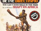 ? ? OST  45 SHAFT IN AFRICA Unique Spanish PS MINT Blaxpoitation