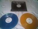 ELECTRIC SIX - HEARTBEATS AND BRAINWAVES - VINYL YELLOW AND BLUE - RARE