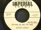 45 WELDON ROGERS on IMPERIAL So Long rockabilly promo
