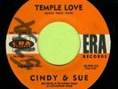 CINDY & SUE - TEMPLE LOVE Rare Popcorn Inst.45 DJ HEAR