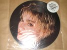 MADONNA PAPA DON'T PREACH RARE UK LIMITED EDITION PICTURE DISC &  STICKERED PVC