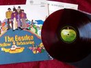 BEATLES YELLOW SUBMARINE ORIG.JAPAN LP RED VINYL 1ST.PRESS ORIGINAL INNER+INSERT