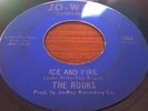 THE ROOKS ice and fire / turquoise RARE PSYCH FUZZ MOD DANCER 45