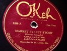 Territory Band OKeh 8280 Chas. Creath's Jazz-O-Maniacs-Market Street Stomp