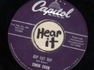 ROCKABILLY on CAPITOL--SIMON CRUM--BOP CAT BOP--1956----HEAR BOTH