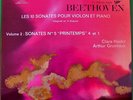  ARTHUR GRUMIAUX, CLARA HASKIL- BEETHOVEN Les 10 sonates Vol. 2 - PHILIPS,FRANCE