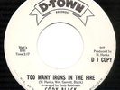 Cody Black - Too Many Irons In The Fire - D-Town - Rare Northern Soul