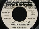 the SUPREMES Motown PROMO 45 A Breath Taking Guy 1963 Rare DJ Rock Roll Banjo