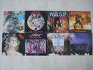 8x LP: Raven, W.A.S.P. Wasp, Tank, This means War, Inside the Electric Circus