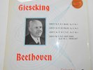 Columbia SAX 2259 UK BEETHOVEN SONATAS Walter Gieseking
