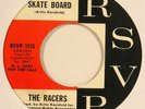 The RACERS surf garage skateboard rocker 45 on RSVP “Skate Board” promo NM HEAR