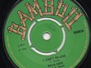 DELTA CATS - I CAN'T RE-LIVE (I CAN'T BELIEVE) 1969 UK BAMBOO SKA 45 FAIR HEAR