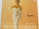 MINDY CARSON I Love You Baby 1958 Near Mint Philips Jazz LP*