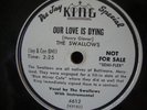 The Swallows Our Love Is Dying Laugh Though Want to Cry rare King doo-wop 78rpm