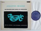 Henri Honegger - Brahms Cello Sonatas - VALOIS MB 772, MINT