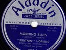 LIGHTNIN' HOPKINS Morning Blues BLUES 78 ALADDIN 3035