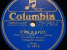 Chopin: Nocturne / Etude, Ferruccio Busoni 12 in. English Columbia L1432