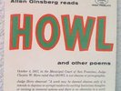 ALLEN GINSBERG reads HOWL and other poems  RED VINYL