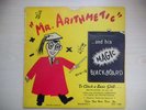 RARE 2-Record Set MR. ARITHMETIC And His Magic Blackboard 78rpm 1950