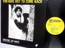 Christine JOY White YOU HAVE GOT TO COME BACK LP Canada Reggae near-mint vinyl